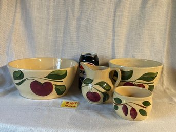 WATT Pottery 'Orchard Ware' & Apple Oven Ware Collection - Vintage, Made In USA