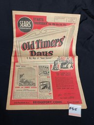 1953 Sears Roebuck Advertising Newspaper - Bridgeport, CT Vintage