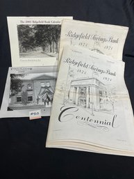Ridgefield, CT Savings Bank Centennial Newspapers & Calendars