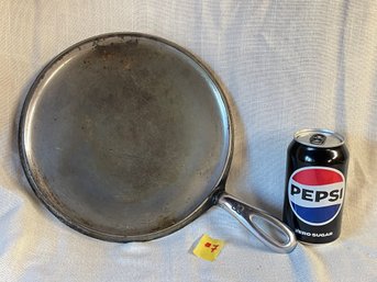 Griswold #8 Nickel Plated Cast Iron Skillet VINTAGE