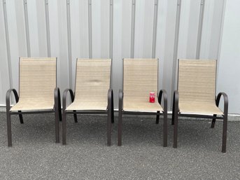 Set Of 4 Hampton Bay Outdoor Patio Chairs