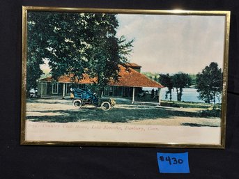 Country Club House, Lake Kenosha - Danbury, CT Enlarged Postcard Frame