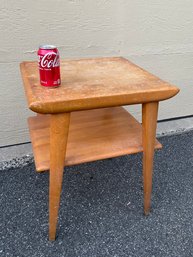 Vintage Heywood Wakefield 2-Tier Table, Mid-Century Modern