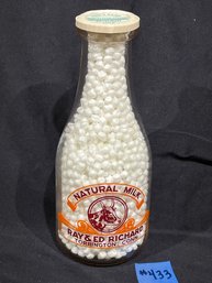 Walnut Hill Farm - Torrington, CT Vintage Milk Bottle - Ray & Ed Richard