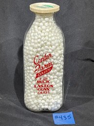 'Center Farm Dairy' Easton, Connecticut Vintage Milk Bottle