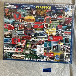 'Ford Classics' 1,000 Piece Puzzle By White Mountain NEW, Sealed