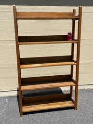 Very Cool Antique Oak Bookcase, Shelf - Mission Style