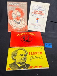 Barnum Festival - Lot Of Vintage Souvenir Booklets 1949/1950s