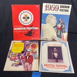 Vintage Barnum Festival (Bridgeport, CT) Program Lot - Circus Ephemera