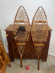 Pair Of Antique Snowshoes #1