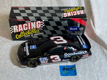 Dale Earnhardt #3 GM Goodwrench 1:24 Scale Diecast Car Bank NASCAR
