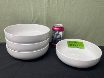 Set Of 4 'Everyday White' Porcelain Bowls - FITZ AND FLOYD