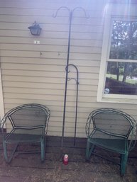 (2) Garden Plant, Bird Feeder Hanger Hooks