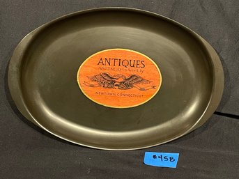 'Antiques And The Arts Weekly' Newtown, CT Newspaper COUROC Tray - Vintage
