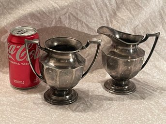 Antique/Vintage Silverplate Cream And Sugar Set