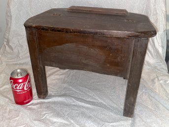 Antique/Vintage Shoe Shine Box With Contents