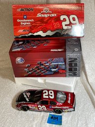 Kevin Harvick #29 Snap-On/GM Goodwrench 2003 Monte Carlo 1:24 NASCAR Diecast Model