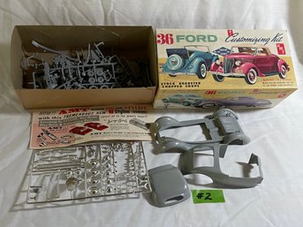 1936 Ford Customizing Kit AMT Vintage Car Model