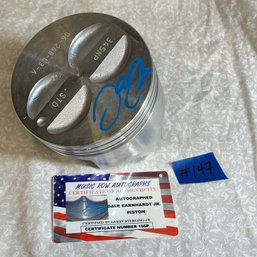 Dale Earnhardt Jr. AUTOGRAPHED Race Car Piston NASCAR Signed Memorabilia, Collectible