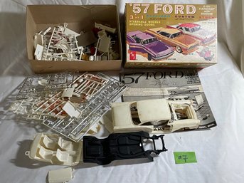 1957 Ford Fairlane 500 AMT Model Car Kit - Vintage