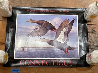 1993 Connecticut Duck Stamp Poster - Tom Hirata