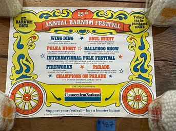 25th Barnum Festival (1973) Poster - Bridgeport, Connecticut