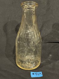 Marcus Dairy - Danbury, Connecticut Vintage Milk Bottle - Embossed Older Style