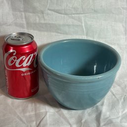 Small Blue Pottery Mixing Bowl - Vintage