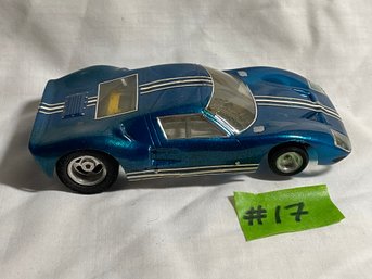 Vintage Metallic Blue Slot Car