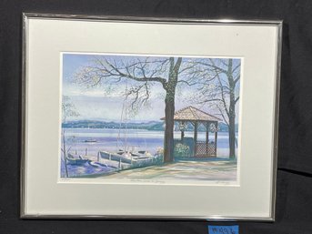 Bantam Lake In Spring (Connecticut) Framed Print - Signed & Numbered