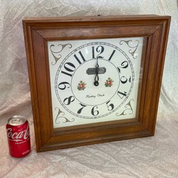 Custom Built Hadley Wall Clock - Nice Wood Frame