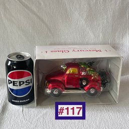 Mercury Glass Pick-Up Truck Ornament, Department 56