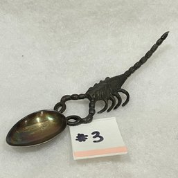 Antique Scorpion Spoon (Opium Spoon? That's What Someone's Calling It On Etsy...for $750)
