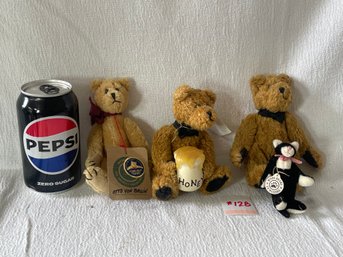 Vintage Small Teddy Bear Lot - Boyds & Handmade