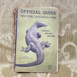 1934 New York Zoological Park Official Guide