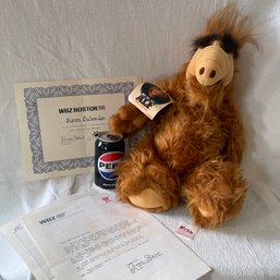 Coleco ALF Stuffed Animal Doll & Fan Club Papers 1986 Vintage