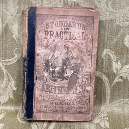 1852 Stoddard's New Practical Arithmetic Antique Math Book