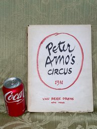'Peter Amo's Circus' 1931 Vintage Humor, Cartoon Book