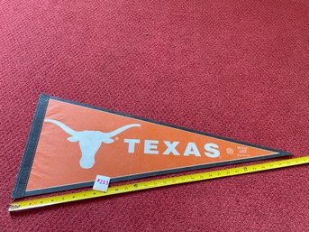 University Of Texas Longhorns Vintage Felt Sports Pennant 30'