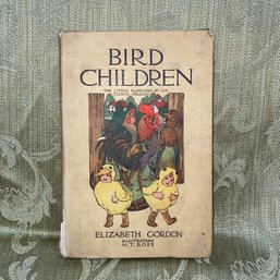 'Bird Children' 1912 By Elizabeth Gordon - Awesome Antique Illustrated Book
