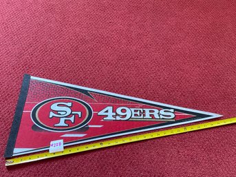 San Francisco 49ers NFL Football Vintage Felt Sports Pennant 30'