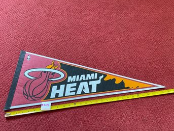 Miami Heat NBA Basketball Vintage Felt Sports Pennant 30'