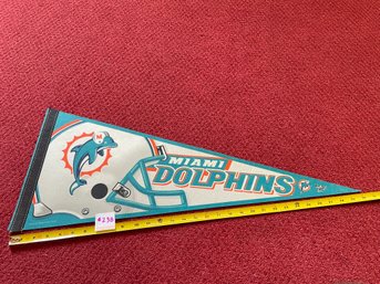 Miami Dolphins NFL Football Vintage Felt Sports Pennant 30'