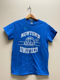 Newtown Unified 'Blue Blaze' Special Olympics Basketball T-Shirt, Small
