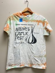 Maine's Garlic Festival T-Shirt, Medium