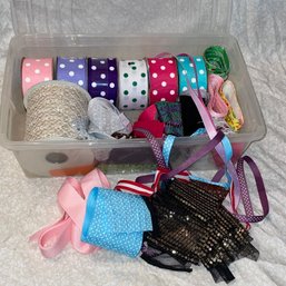 Shoebox Of Fabric Ribbon