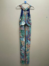 Summery Evening/Cocktail Maxi Dress - Size 4