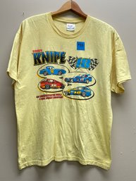 Bobby Knipe Race Car Driver T-Shirt, Large
