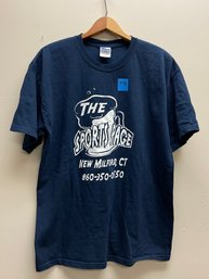 'The Sports Page' New Milford, CT Graphic T-Shirt, Large