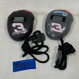 2 Dale Earnhardt NASCAR Stopwatches